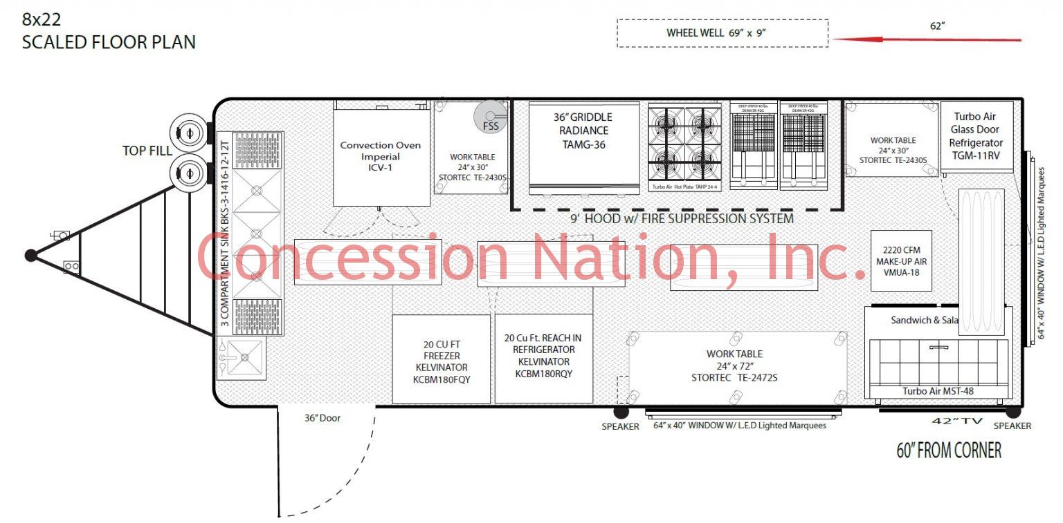 8x22 Food Trailer For Sale Get Profitable With Your Own trailer.