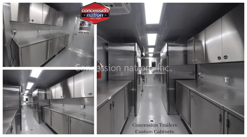 Custom Cabinets for Concession Trailers