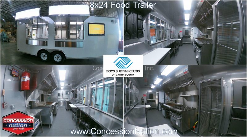 Boys & Girls Clubs 8x24 Food Trailer Boys & Girls Clubs 8x24 Food Trailer