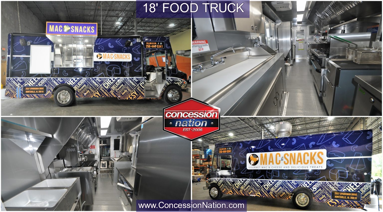 MAC N SNACKS FOOD TRUCK Food Trucks For Sale Concession Nation