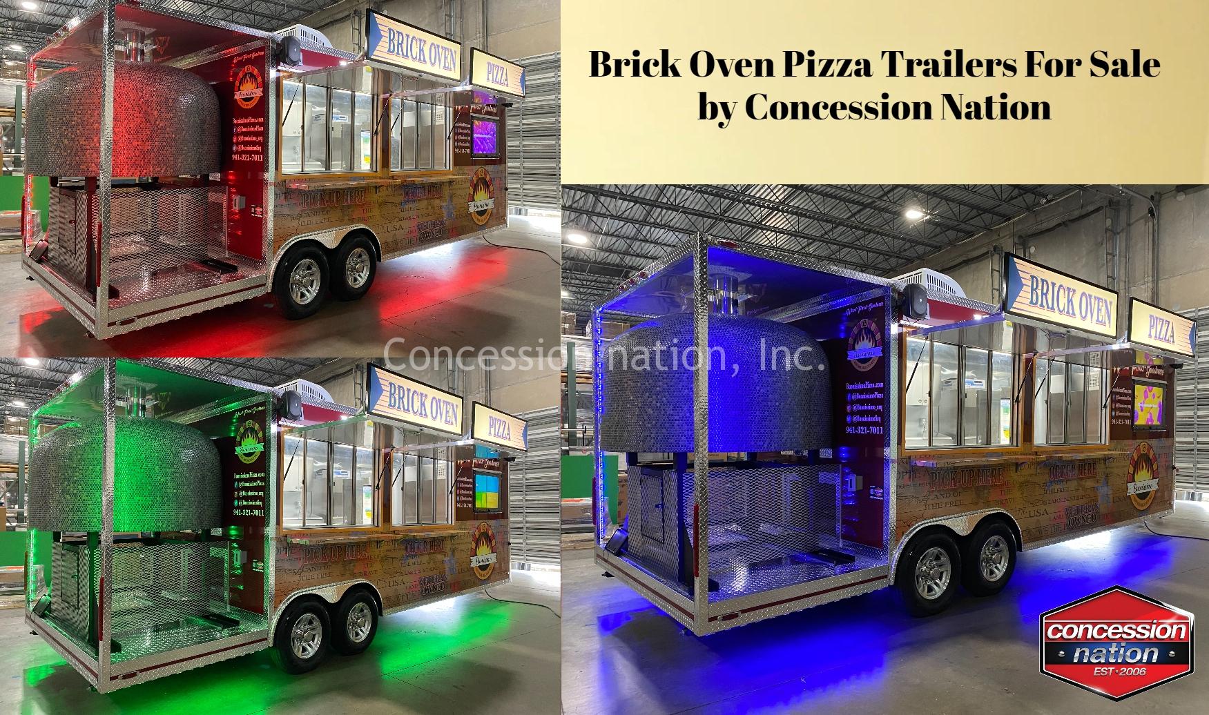 Buonissimo Brick Oven Pizza Trailer