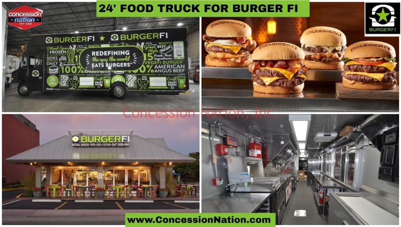 24' Food Truck for Burger Fi