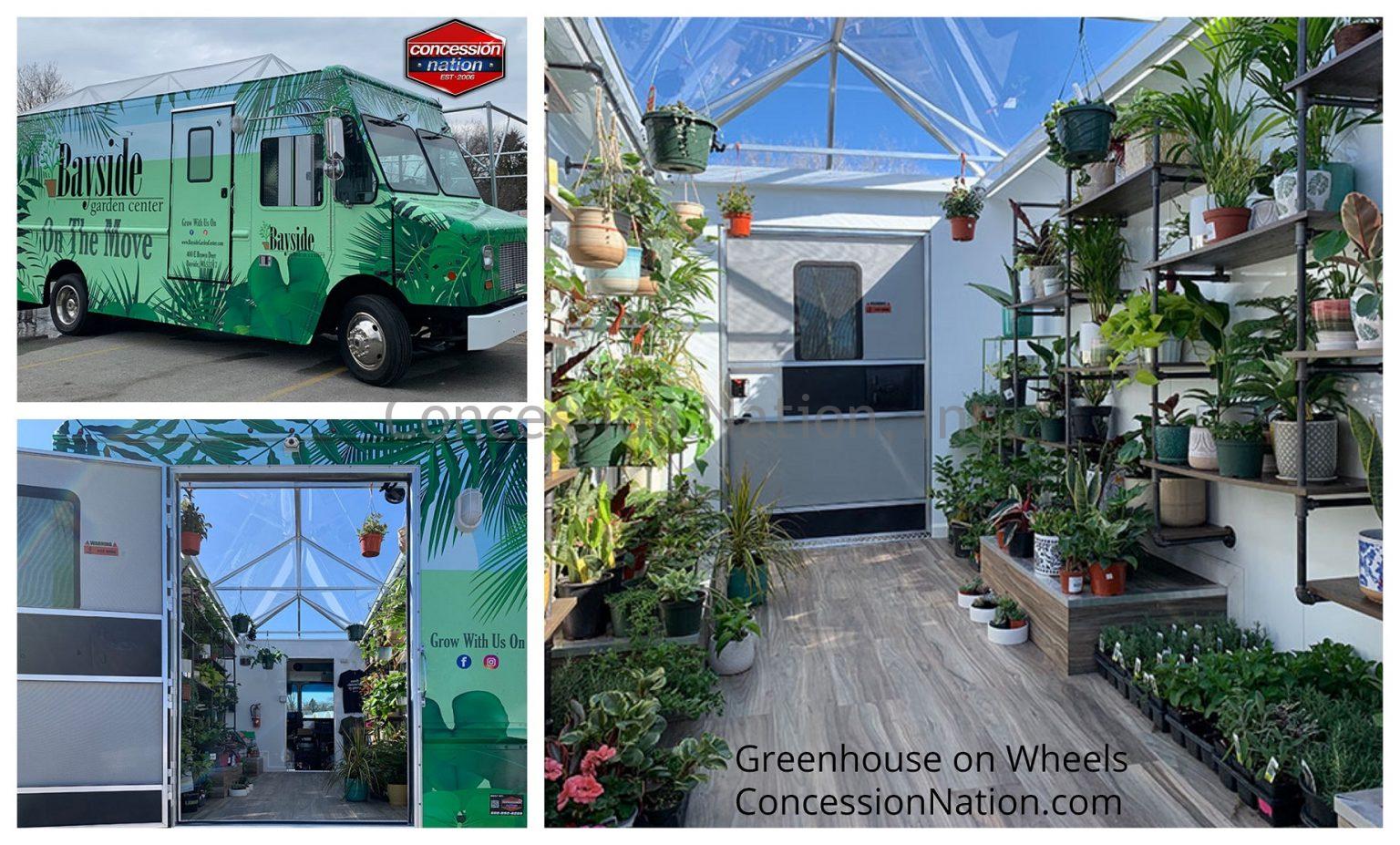 Greenhouse on wheels Food Trucks For Sale Concession Nation Food