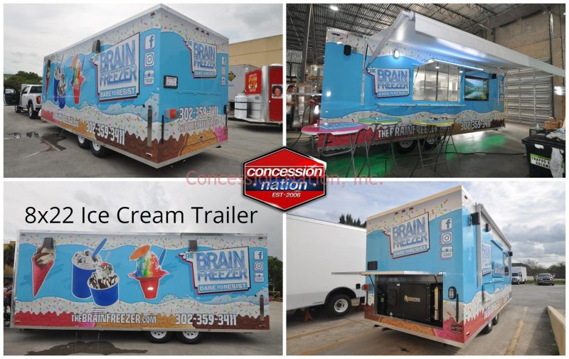 The Brain Freezer_8x22 ice cream trailer