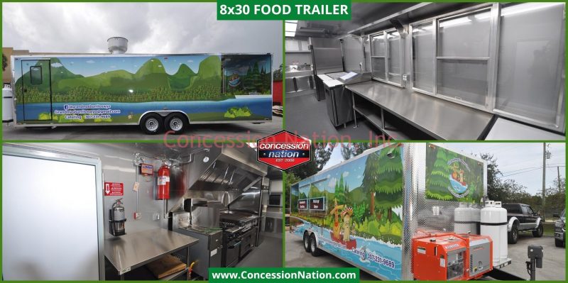 8x30 Concession Trailer_ Grandma's Burritos 8x30 Concession Trailer_ Grandma's Burritos