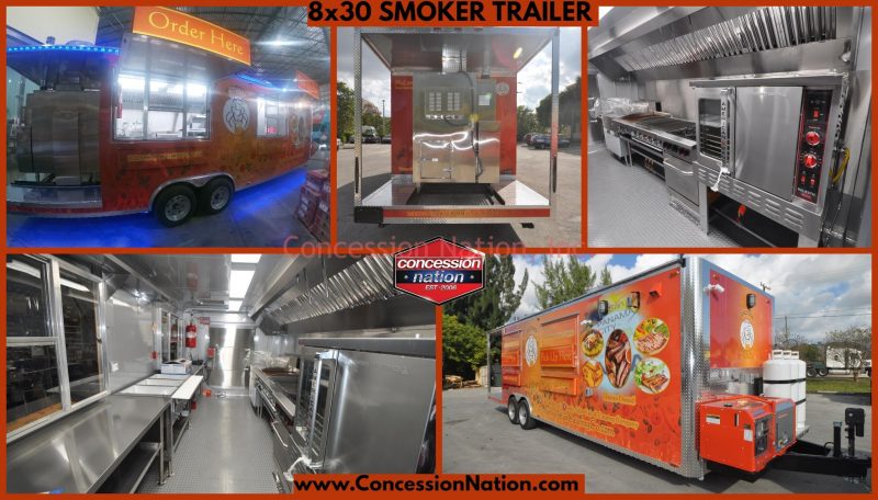 Family Affair Catering 8x30 Smoker Trailer