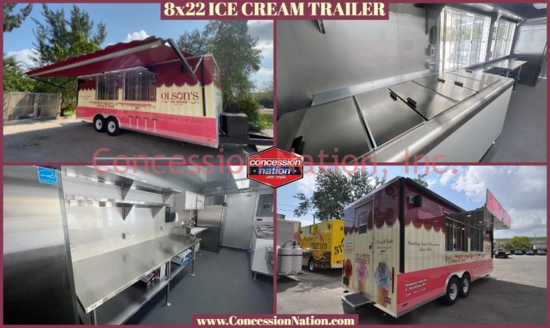Olson's Ice Cream 8x22 Trailer