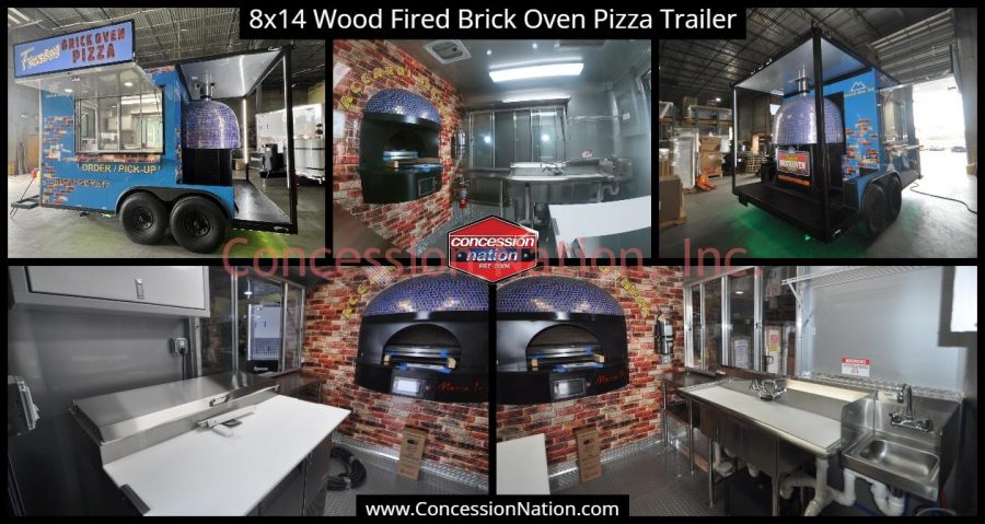 8x14 Brick oven Pizza Trailer_Accardi Bros Pizza