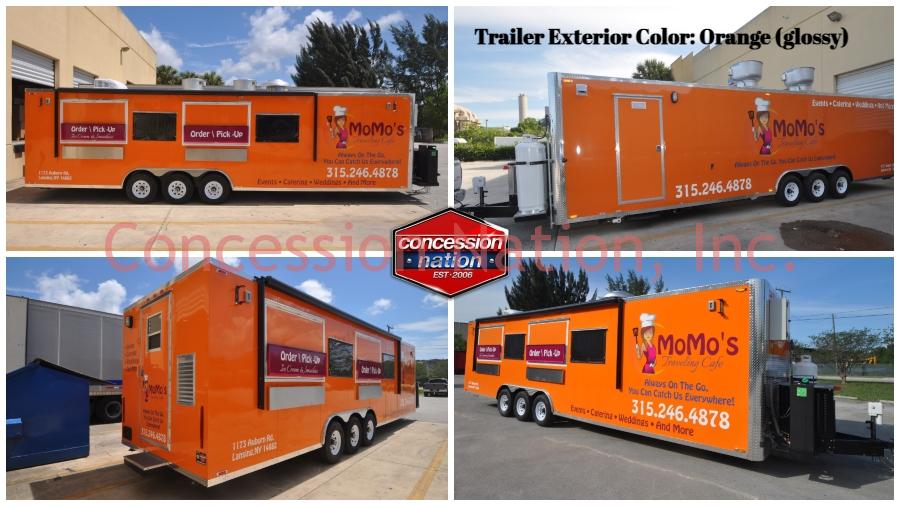 concession trailers for sale Trailer Exterior Color_Orange