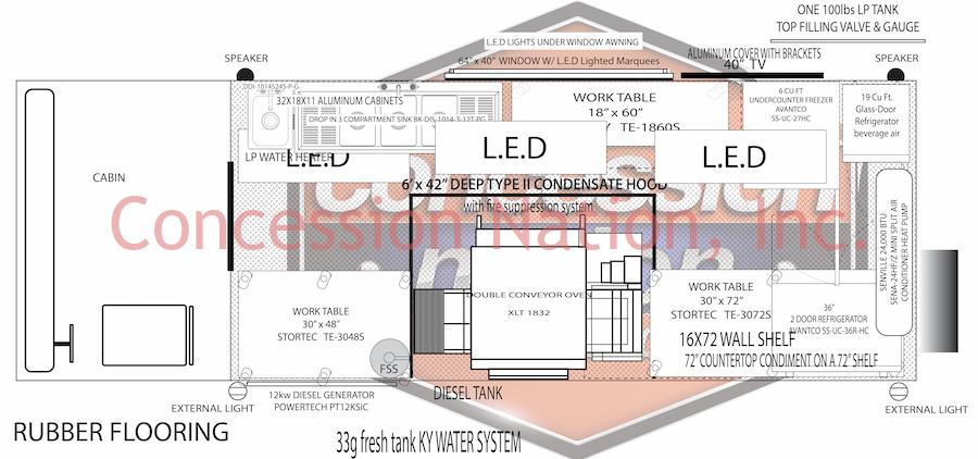 16' Paradise Pizza Food Truck 16' Paradise Pizza Food Truck
