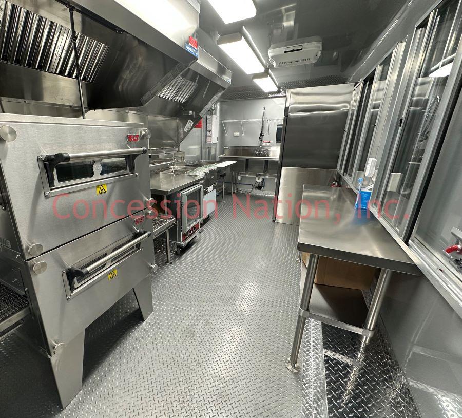 8x22 Curbside Delights Pizza Trailer