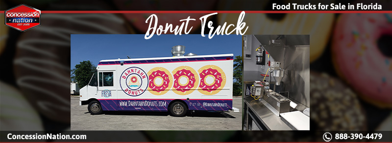 Food Trucks For Sale in Florida_Donut Truck