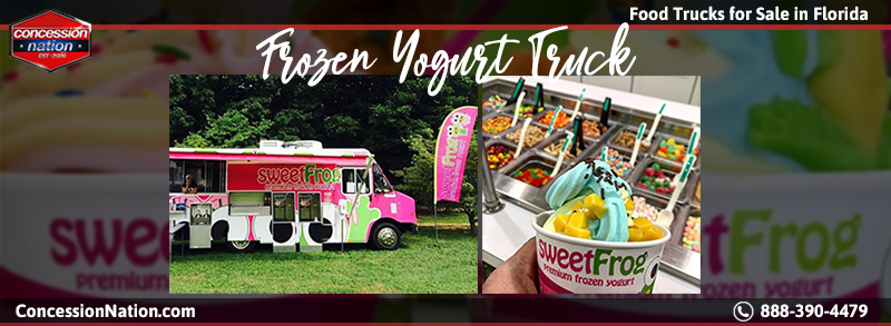 Food Trucks For Sale in Florida_Frozen Yogurt Truck