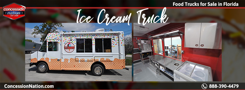 Food Trucks For Sale in Florida_IceCream Truck