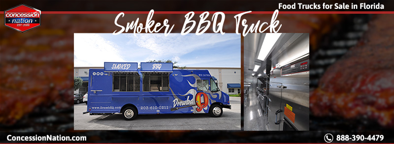 Food Trucks For Sale in Florida_Smoker BBQ Truck