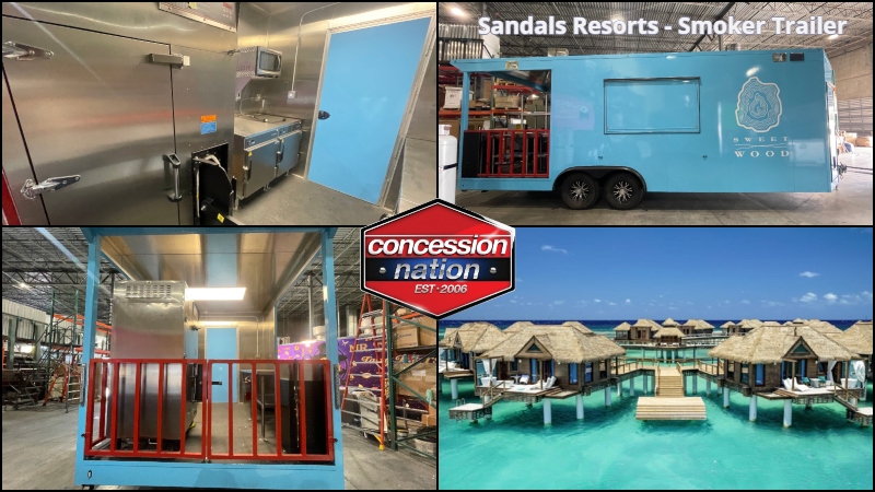 Sandals Resorts Smoker Trailer