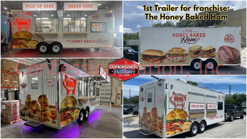 The Honey Baked Ham food trailer The Honey Baked Ham food trailer