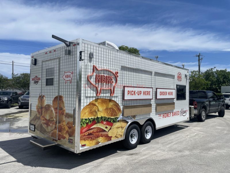 The Honey Baked Ham food trailer